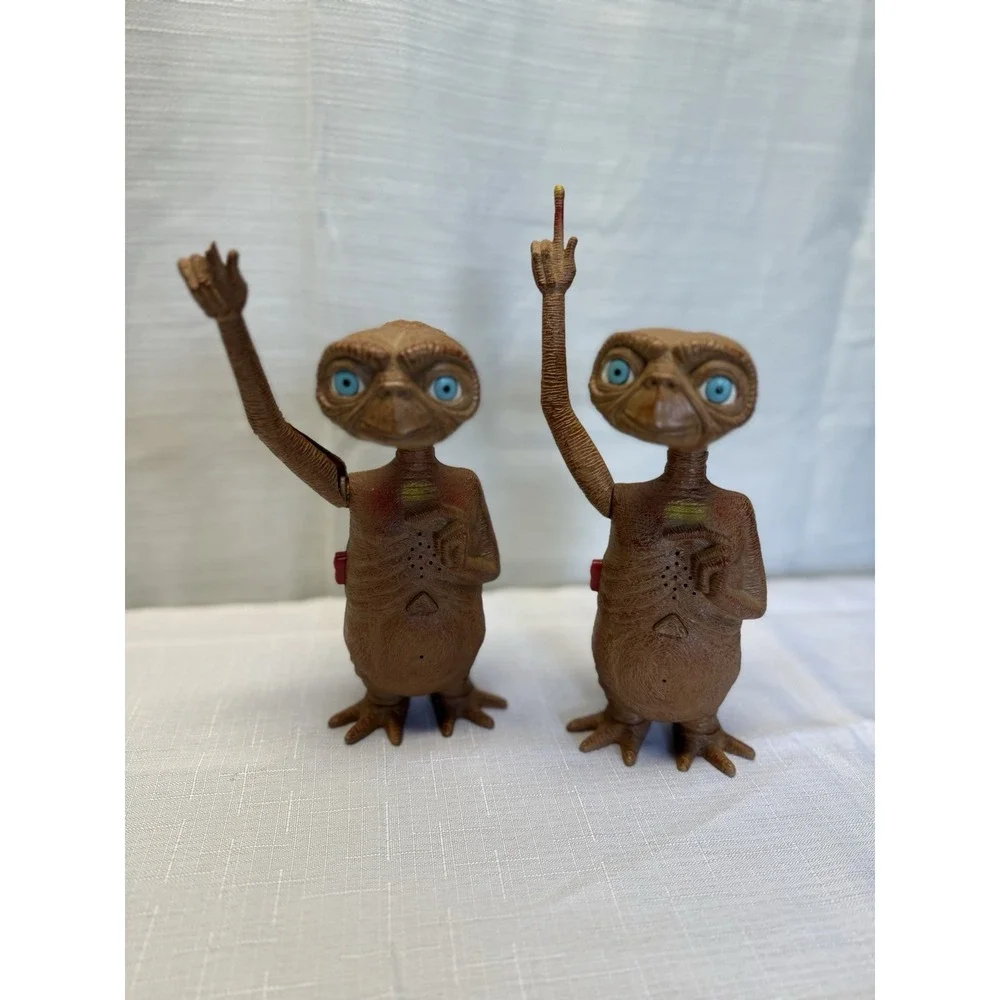 Vintage 2002 E.T. The Extra-Terrestrial Electronic Talking Figure Untested Note